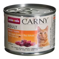 ANIMONDA Carny Adult Cat wołowina kurczak 200g